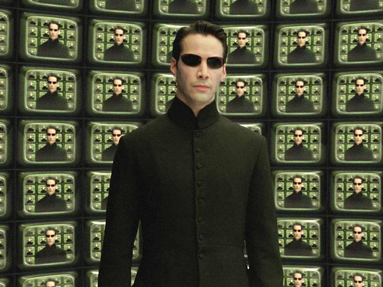 Keanu Reeves in "The Matrix."