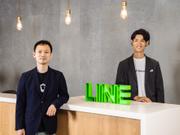 LINEブロックチェーン事業部長の米山裕介氏（右）とマネージャーの田中遼氏。