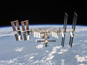国際宇宙ステーション。離脱したソユーズ宇宙船からエクスペディション56のクルーが2018年10月4日に撮影した。