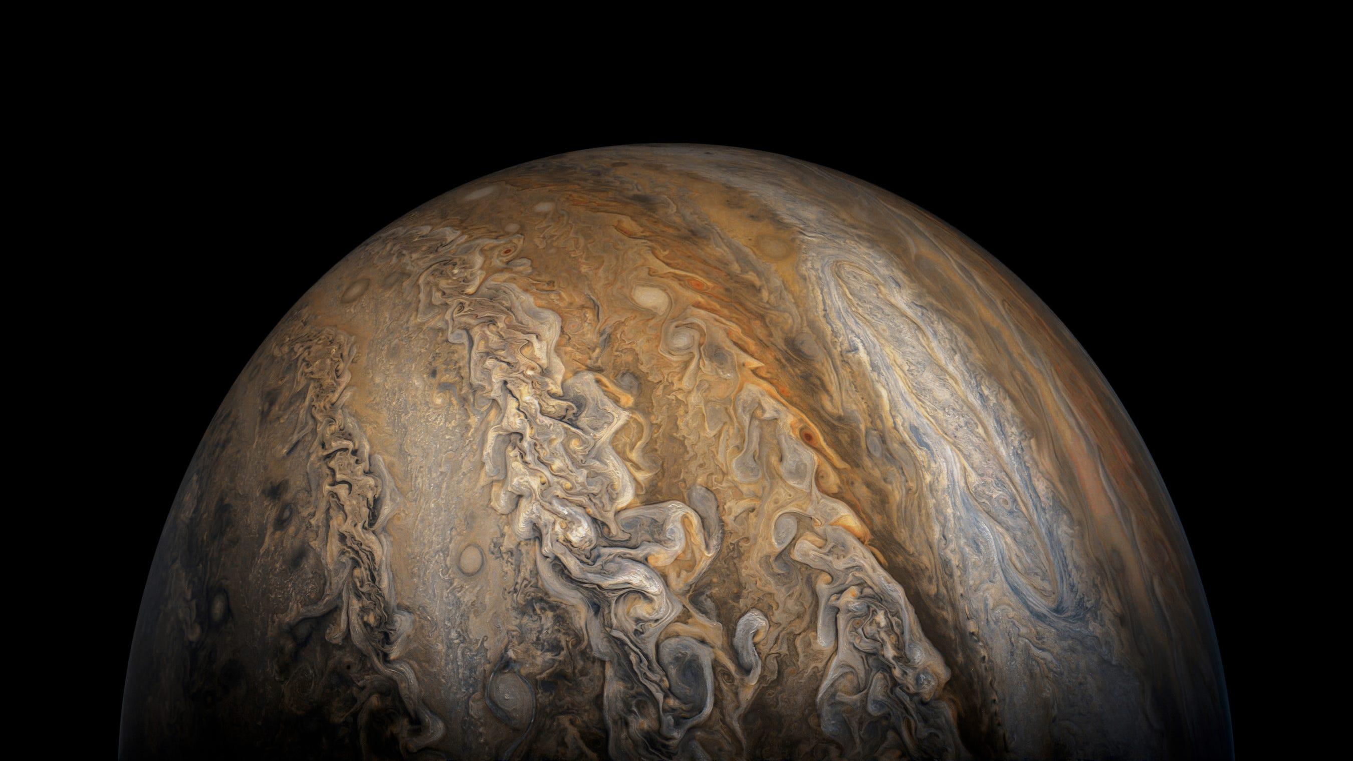NASAの木星探査機ジュノーが捉えた、驚くほど美しい画像 | Business