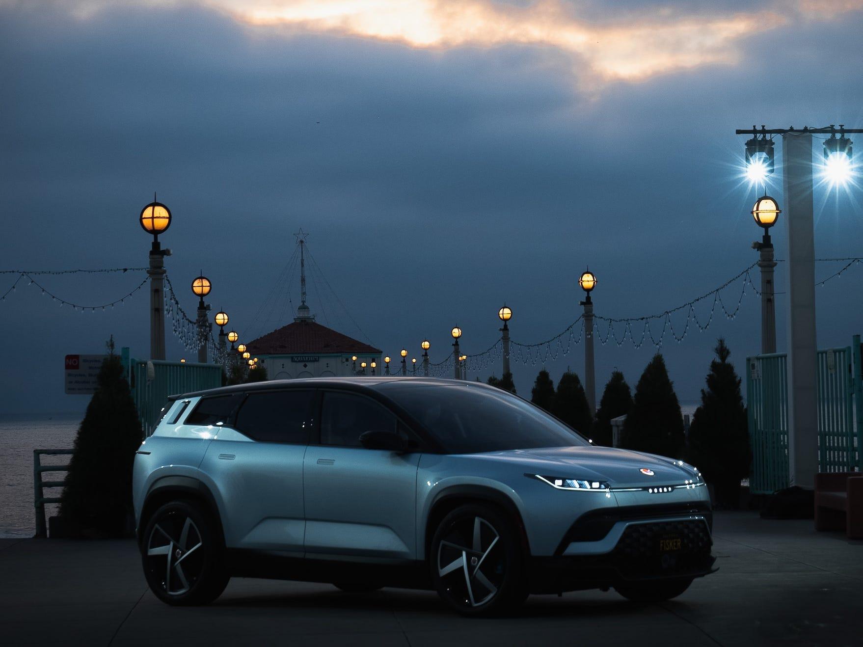フィスカー、最初のSUV「オーシャン」の量産版を発表…ソーラールーフや