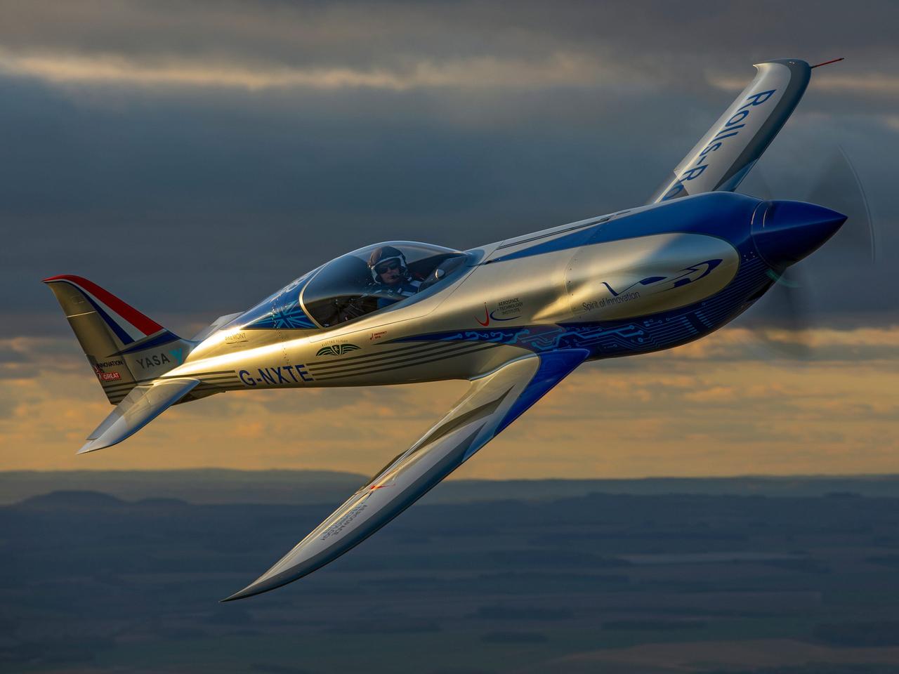 Rolls-Royce Spirit of Innovation all-electric aircraft.