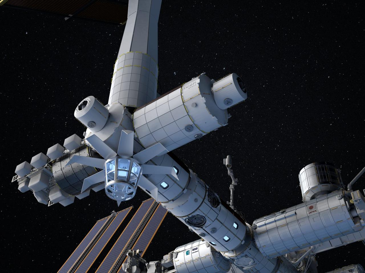 The exterior of an Axiom module, which the studio will be modeled after.