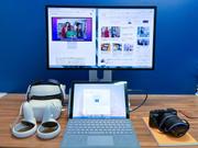 ホームオフィスのデスクまわりとStudio Display。