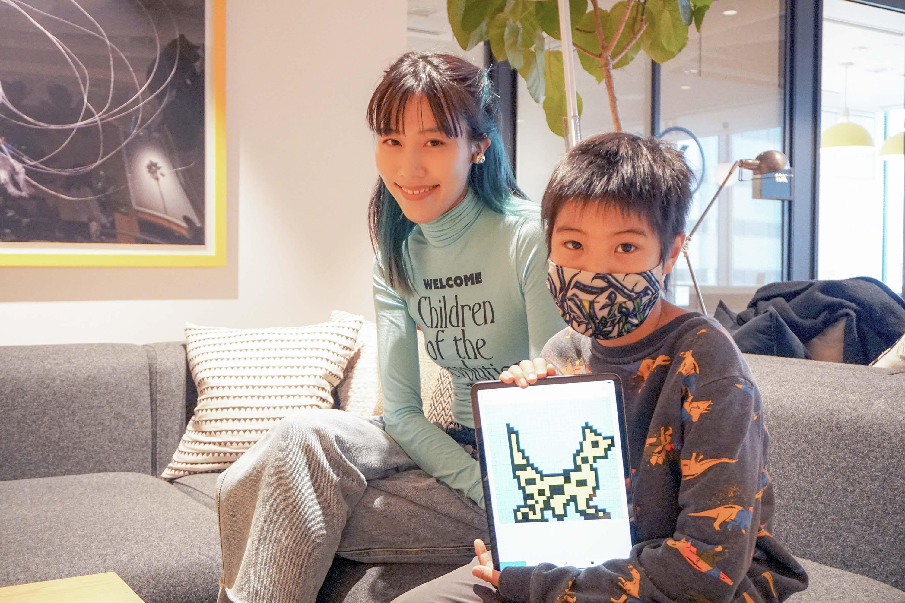 アート作品の案に使えそうな子供の絵 名画に描き足すアートぬりえ「ヨンブンノサン」からこどもの