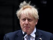 会見するイギリスのジョンソン首相（2022/07/07）