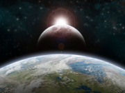 地球、月、太陽