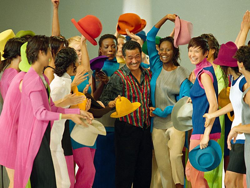 Miyake unveiled his Pleats Please collection at his 1994 Paris summer collection. 