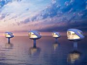 An impression of the pods being constructed by Ocean Builders.