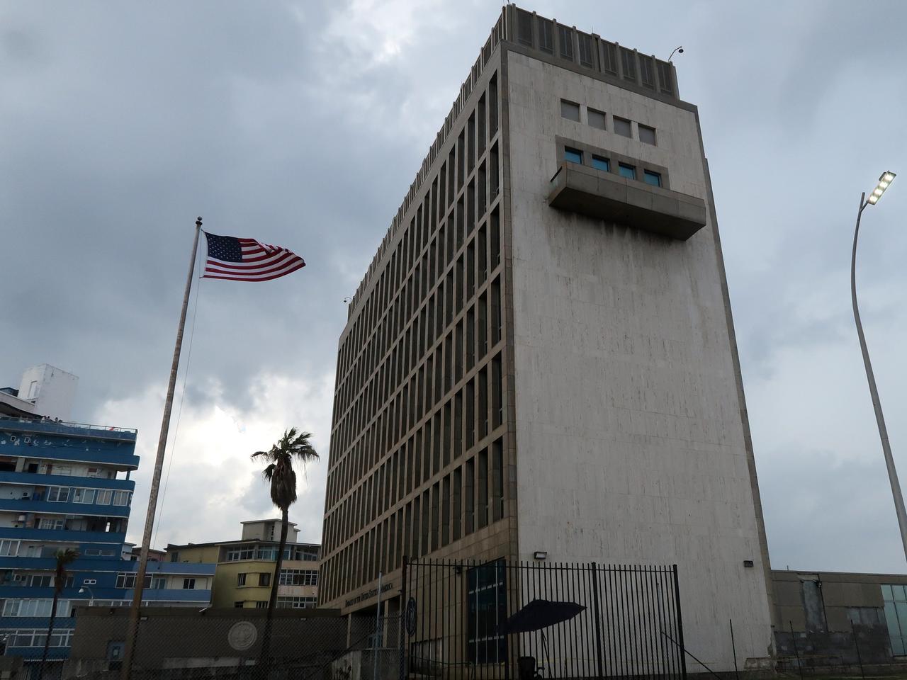 キューバのハバナにあるアメリカ大使館