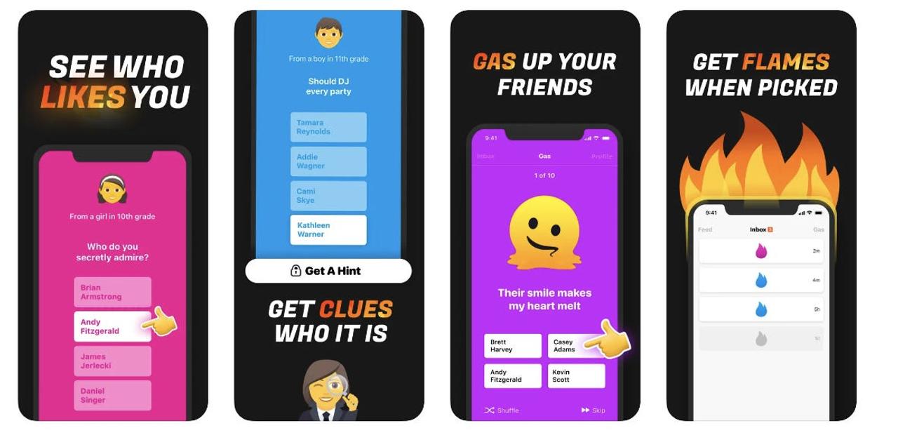 友人に賛辞を送るSNSアプリ「Gas」…アメリカのApp Storeで1位に
