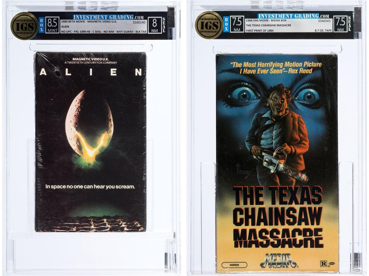 ホラー映画のVHSテープに高値…『遊星からの物体X』は555万円 