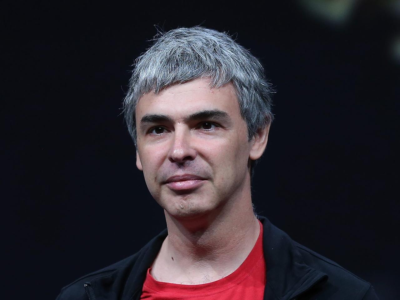   Google co-founder and CEO Larry Page speaks during the opening keynote at the Google I/O Developer Conference in San Francisco on May 15, 2013.