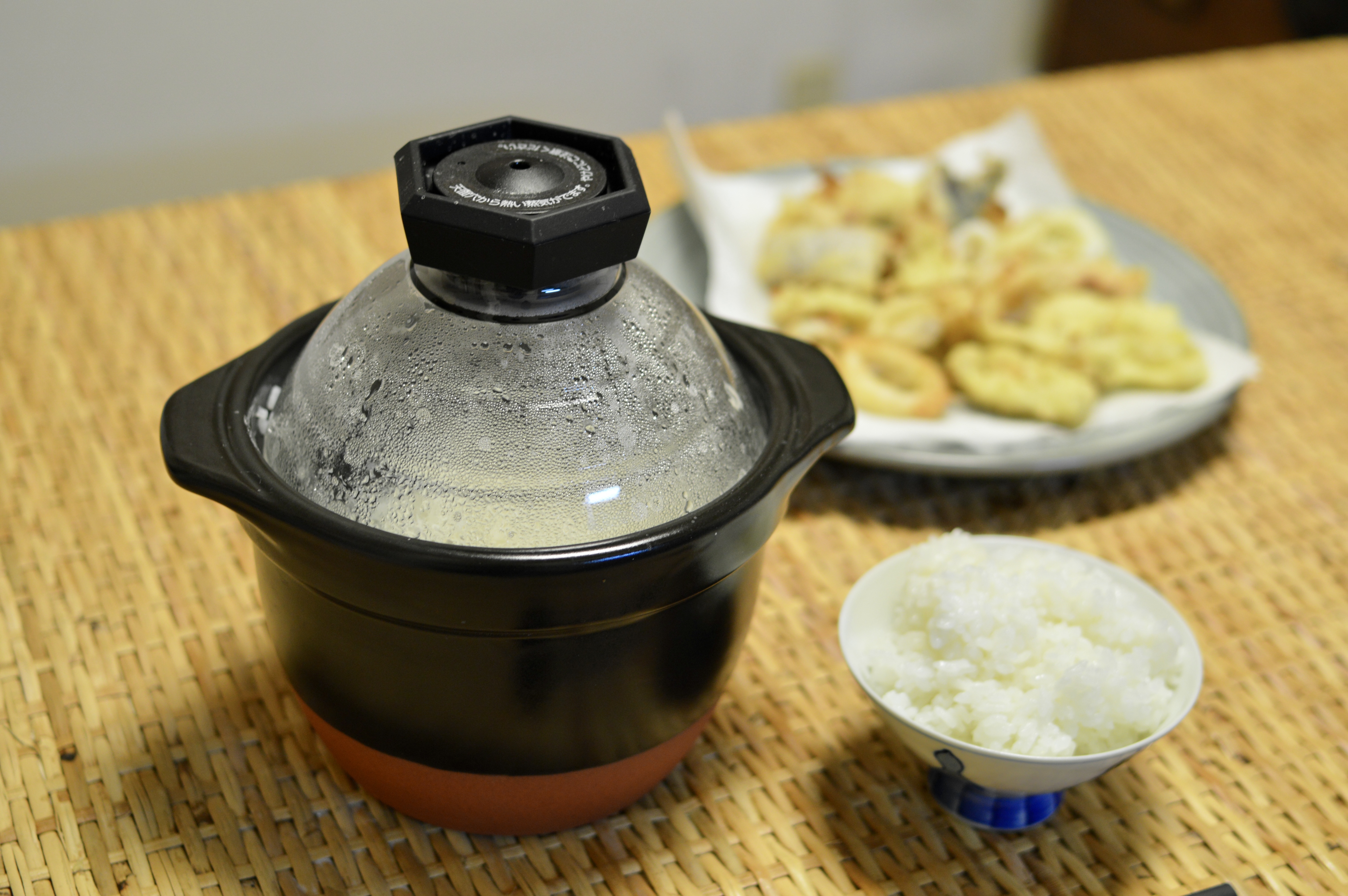 ハリオ フタがガラスのご飯釜 2~3合用』ガス用 火加減調整