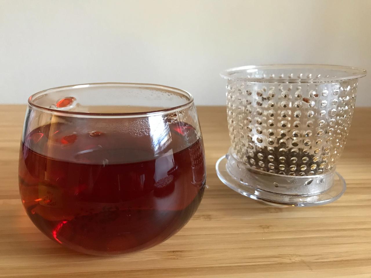 KINTOのガラスカップ