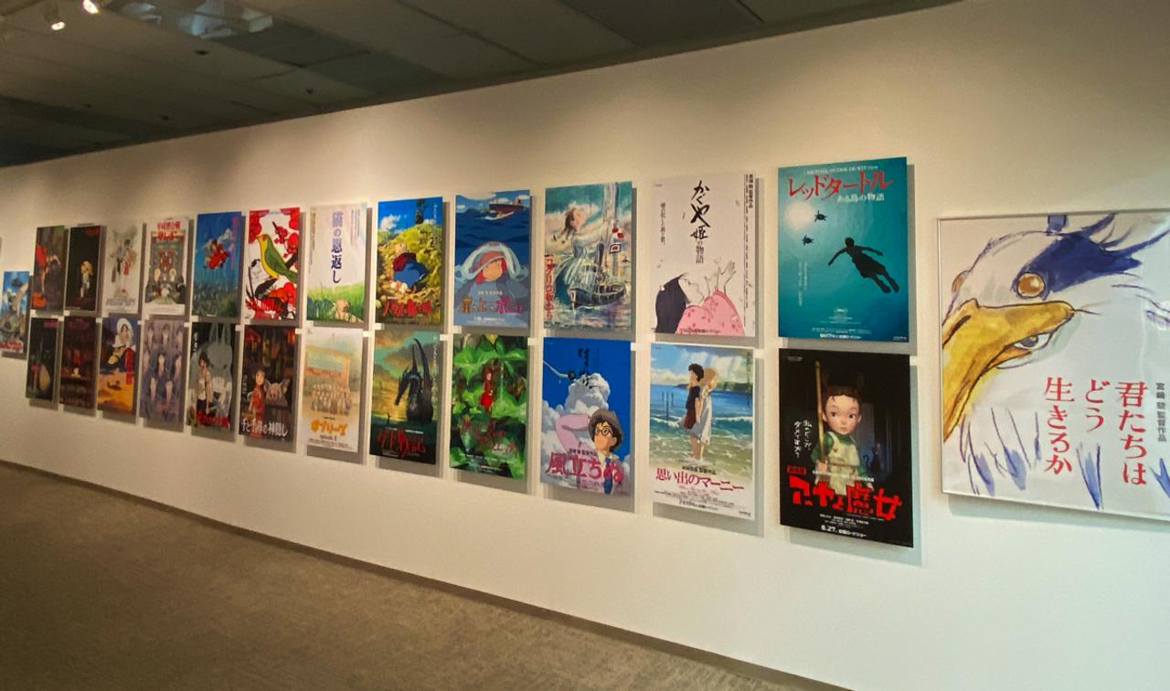 『風の谷のナウシカ』から宮崎駿監督の最新作『君たちはどう生きるか』のポスター。（C）Studio Ghibli