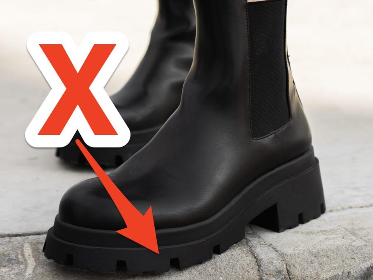 近ごろは、ラバーソールのシューズがどこにでもある。