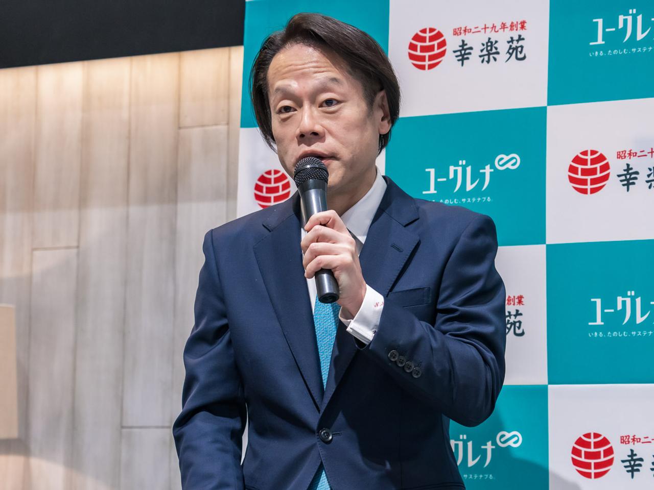 Noboru Niida, president of Kourakuen HD.