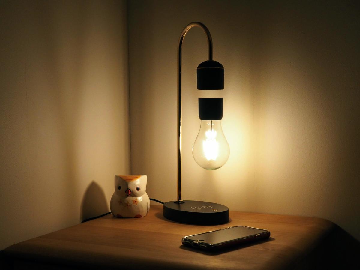 Vintage Bulb G LED 電球型 電球 電球が宙に浮かんで輝く照明 新