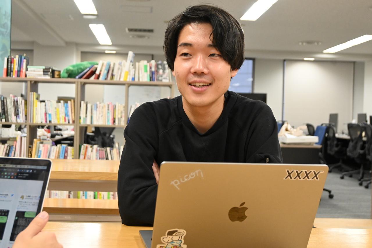 Engineer Yukito Shibuya completed AI Chat-kun in half a day.