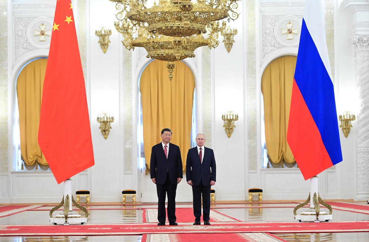2023年3月21日、ロシアのモスクワで中露首脳会談が行われた。