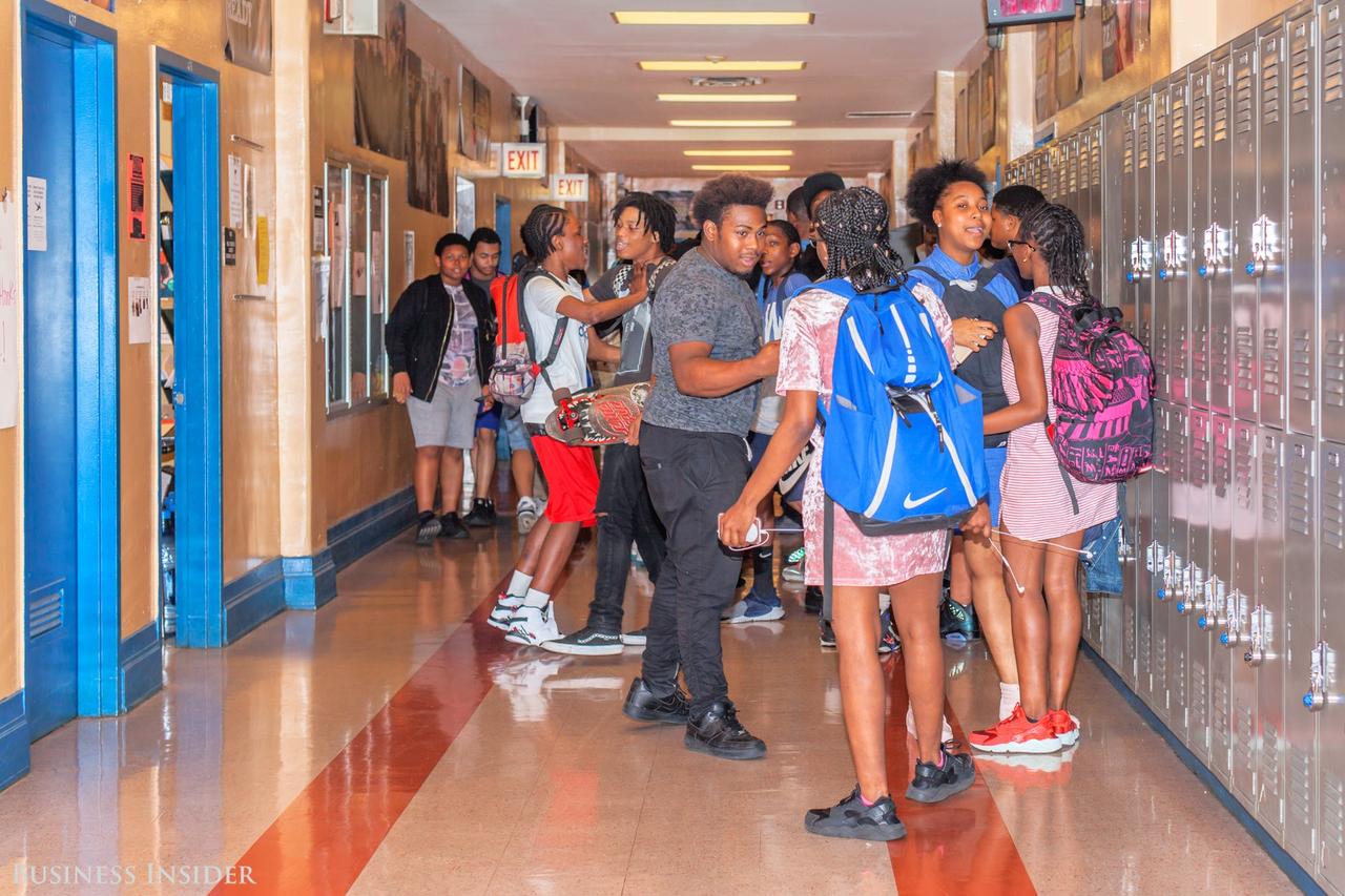 ニューヨーク、ブルックリンのPaul Robeson School for Business and Technologyに併設されたP-TECHスクール。