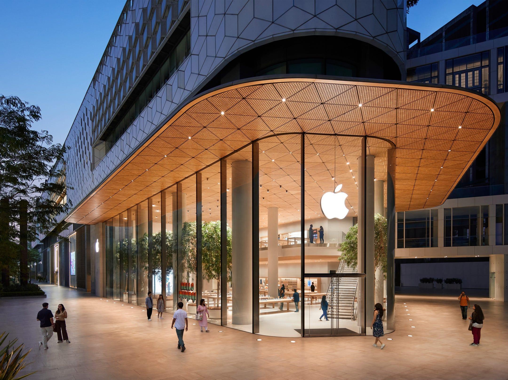 アップルの新時代の象徴か…ムンバイにインド初の直営店をオープン