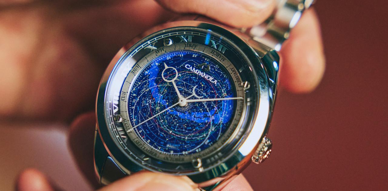 私たちは、138億年前の宇宙とつながっている──精密な“星空”を備えた腕時計「カンパノラ コスモサイン」が開く、天体へのトビラ | Business Insider Japan