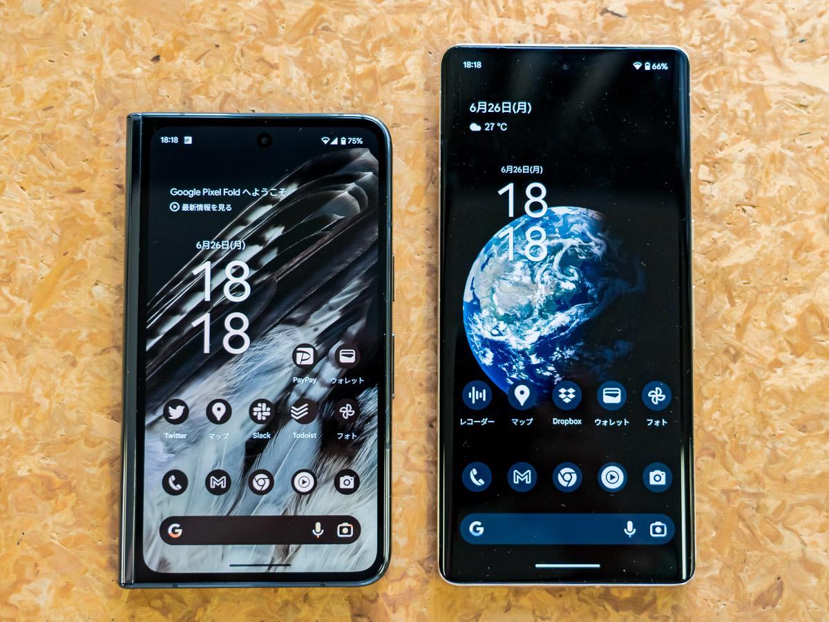 グーグル・初折りたたみスマホ「Pixel Fold」使ってみた：LINEやSlack 