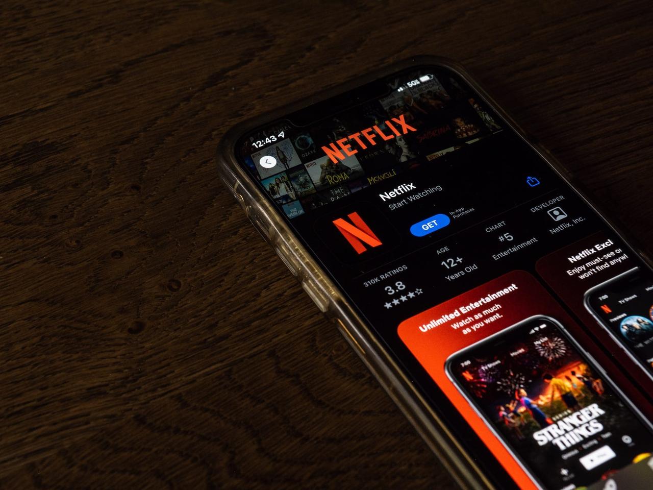 5位　ネットフリックス（Netflix）：12.97%