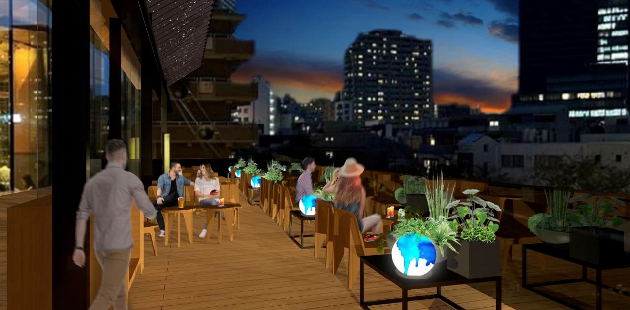 中目黒のスターバックスにテラスが登場。夏季限定メニューや伝統工芸のグラスに入ったカクテルも