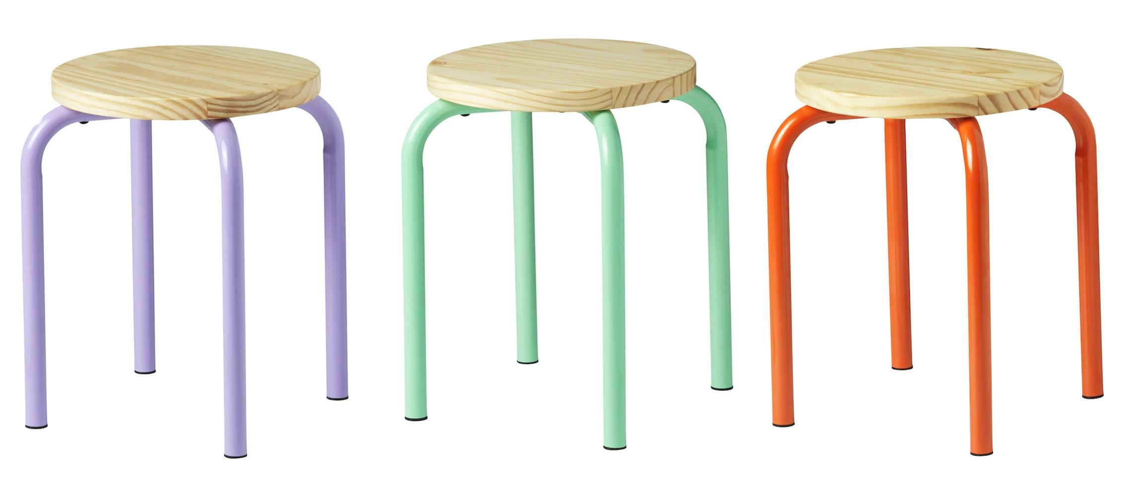 ドムステン スツール イケア IKEA ドムステン 廃盤色 スツール ポップ