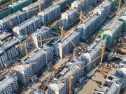 山東省青州市で建設中の商業用不動産。2023年9月15日撮影。