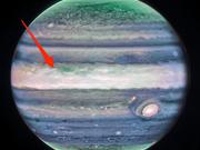 木星の赤道付近で高速のジェット気流が発見された。