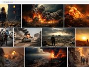アドビストックは、イスラエルとハマスの戦争に関して、ユーザーがアップロードしたAI生成画像を販売している
