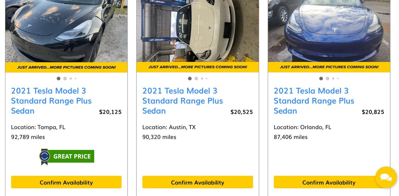 レンタカー大手のサイトで中古テスラ3が激安価格に…ただし、EVの中古車は注意が必要 | Business Insider Japan
