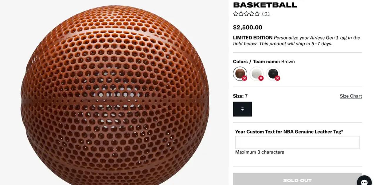 ウィルソンのエアレスバスケットボール、1個37万円でも売り切れ状態 | Business Insider Japan