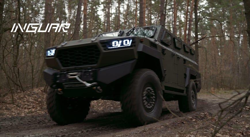 ウクライナの防衛企業、新型装甲車両「Inguar-3」を発表