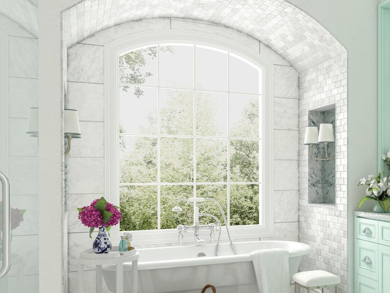 弧形设计让您的浴室看起来优雅