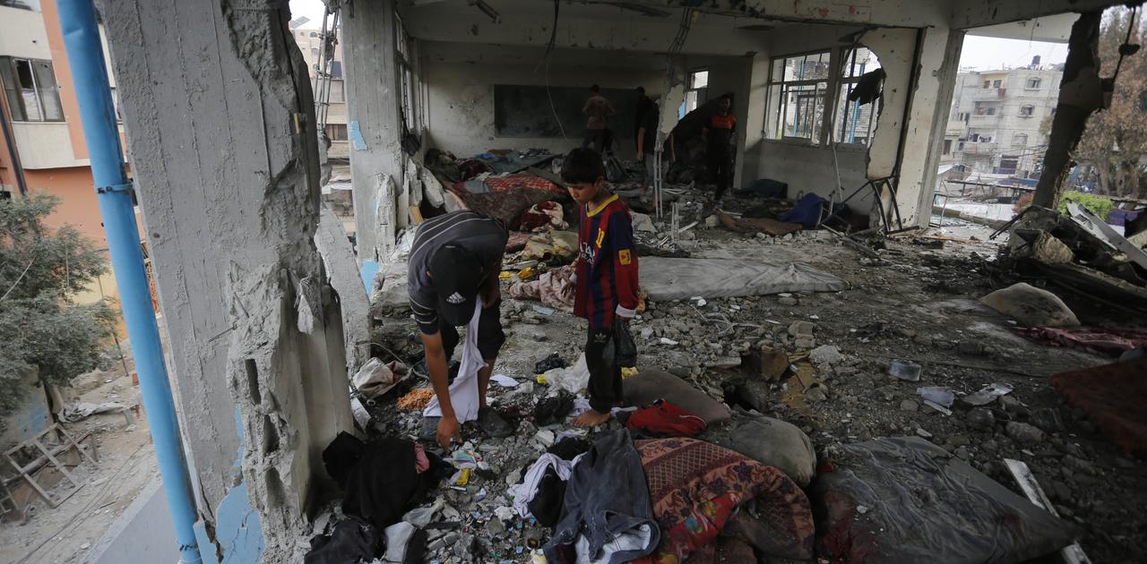 イスラエル、ガザ中心部にある学校を空爆するのにアメリカ製の爆弾を使用か | Business Insider Japan