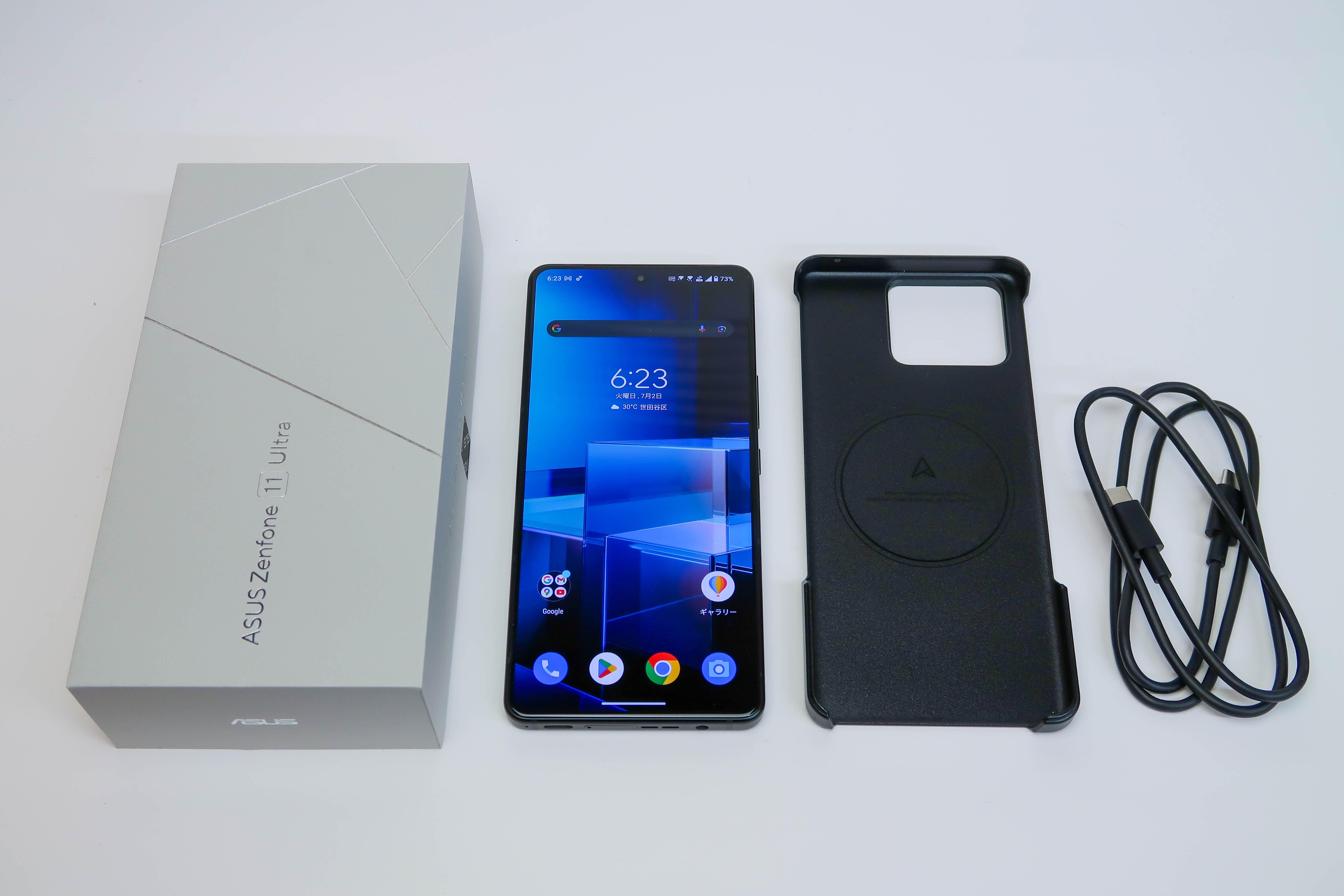 ASUS Zenfone11 Ultra | ブラック| 65w急速充電器付 Zenfone 11 Ultra レビュー：大画面になってスペックも使いやす