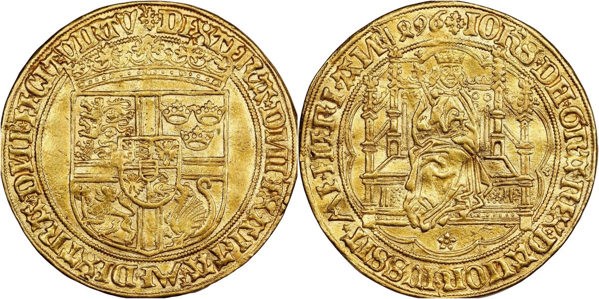 1枚に100万ドルの値が付く可能性…15世紀末のデンマーク王の金貨が 