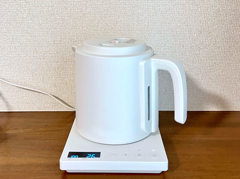 無印良品 炊飯器+電気ケトル プロダクトデザイナーが薦めたい無印良品の電気ケトル。コーヒー