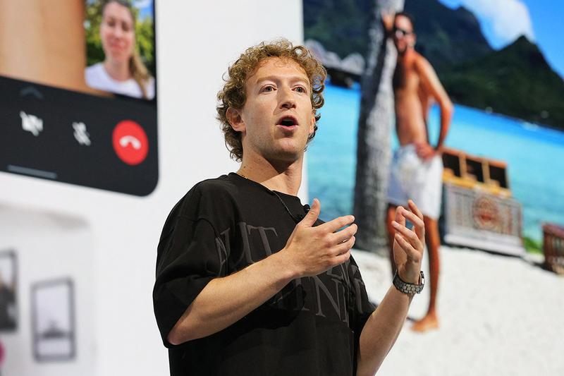 メタ・プラットフォームズ（Meta Platforms）のマーク・ザッカーバーグ最高経営責任者（CEO）。