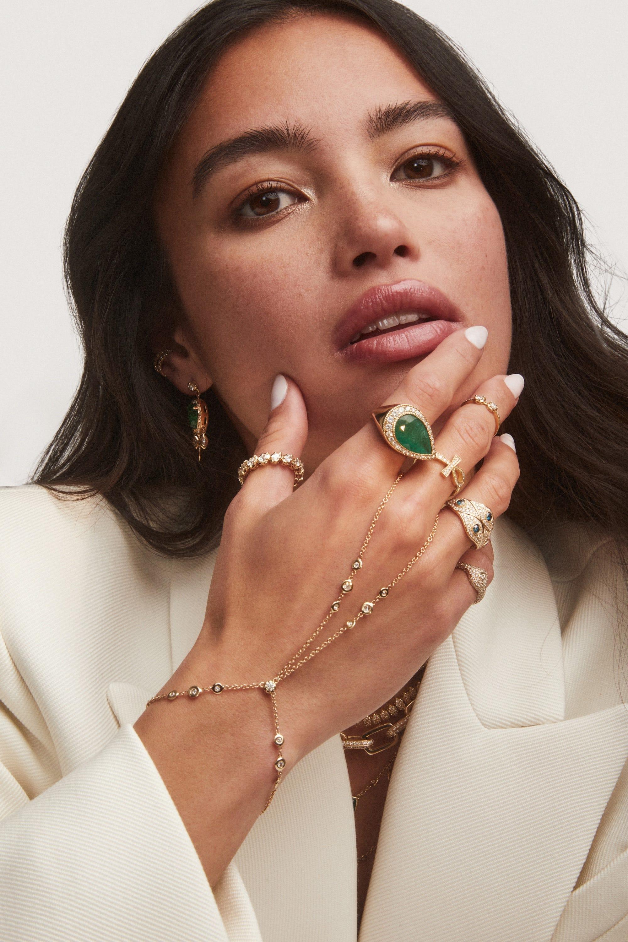 JACQUIE AICHE/ジャッキー アイチェ14K C LAW RING