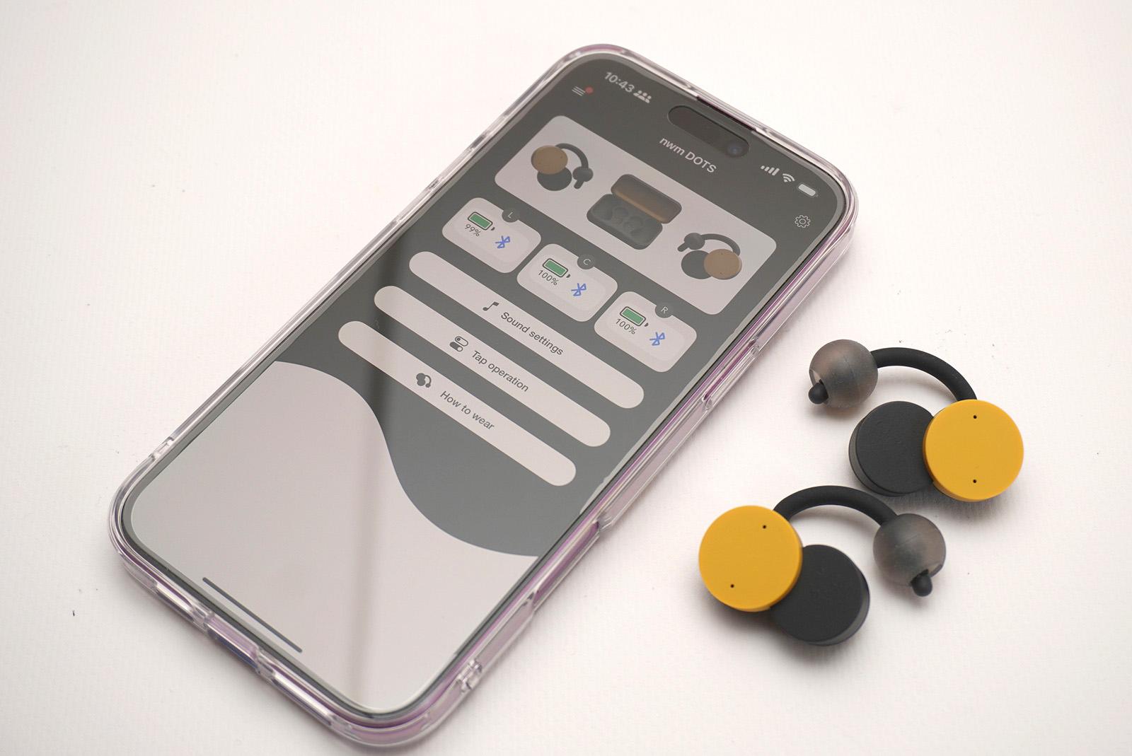 音漏れ防ぐ無線イヤホン「nwm DOTS」レビュー。通話しやすいNTT