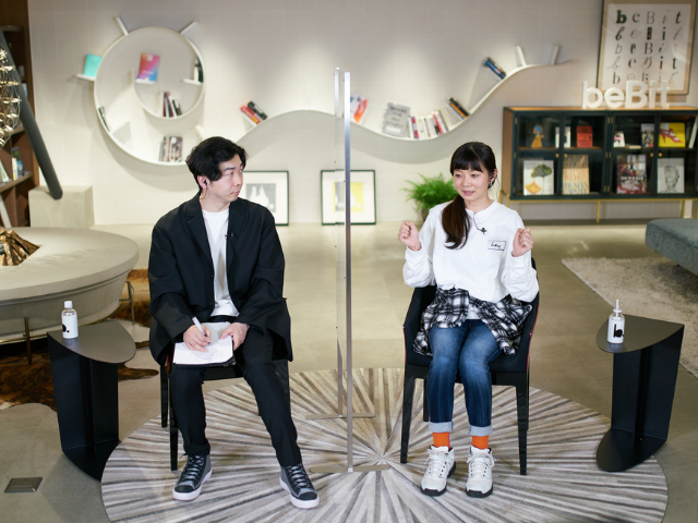 ｢L&UX2021｣に登壇した藤井氏（左）と塚原氏（右）