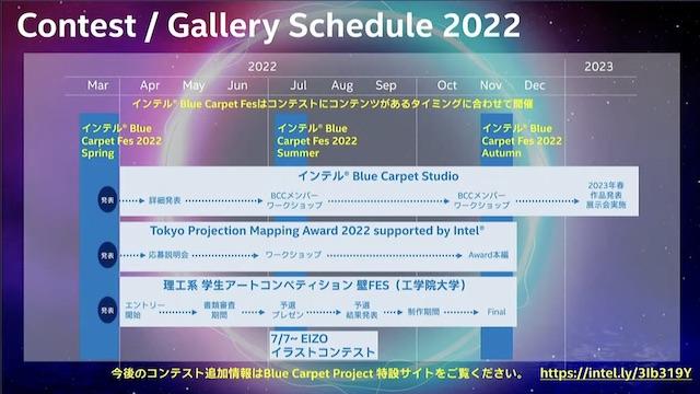 Blue Carpet Projectの活動スケジュール