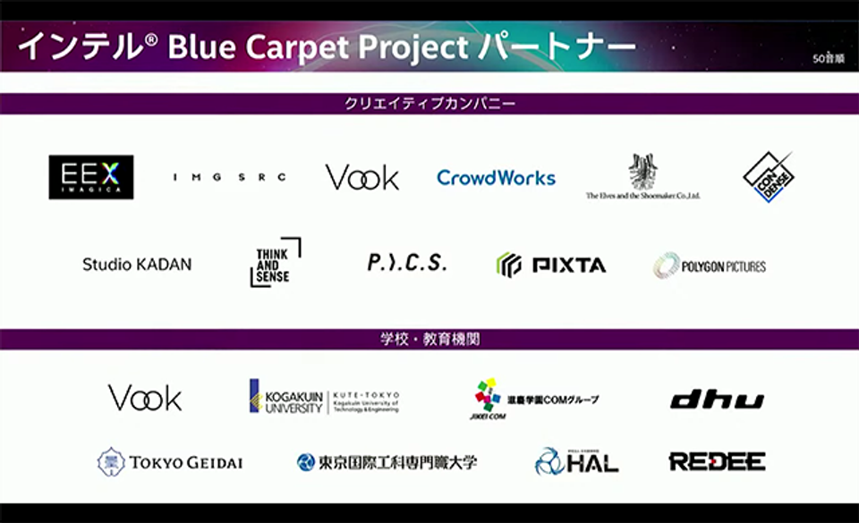 インテル®️ Blue Carpet Project
