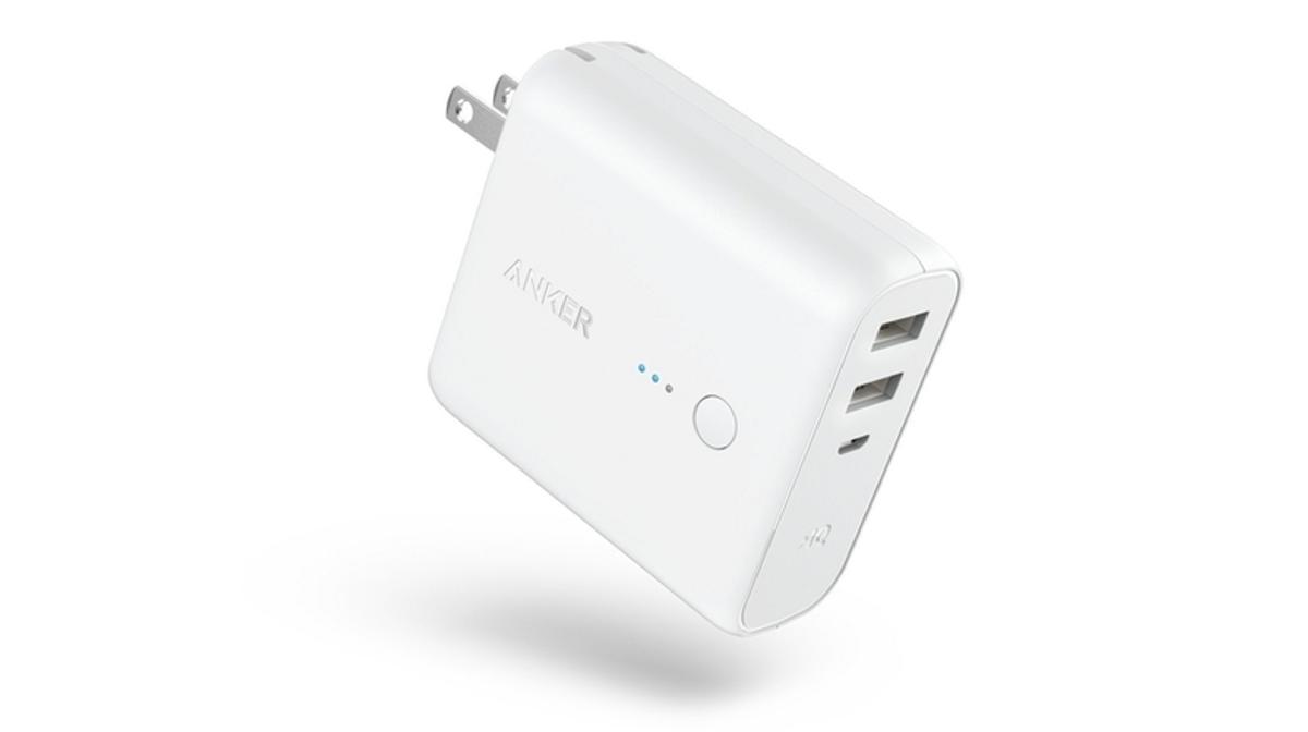 Anker、されど白。人気の充電プラグ+モバイルバッテリーの2in1充電器に 